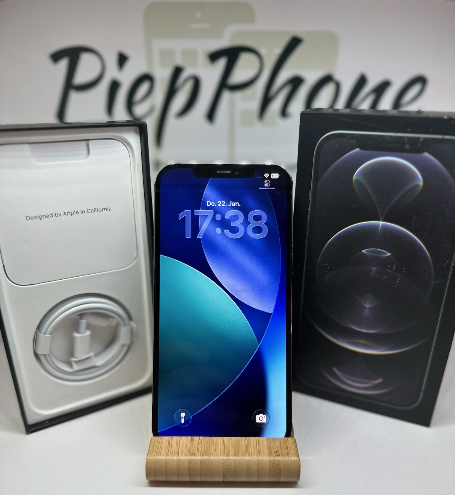 Apple iPhone 12 Pro Max mit 256GB in graphite Akku NEU