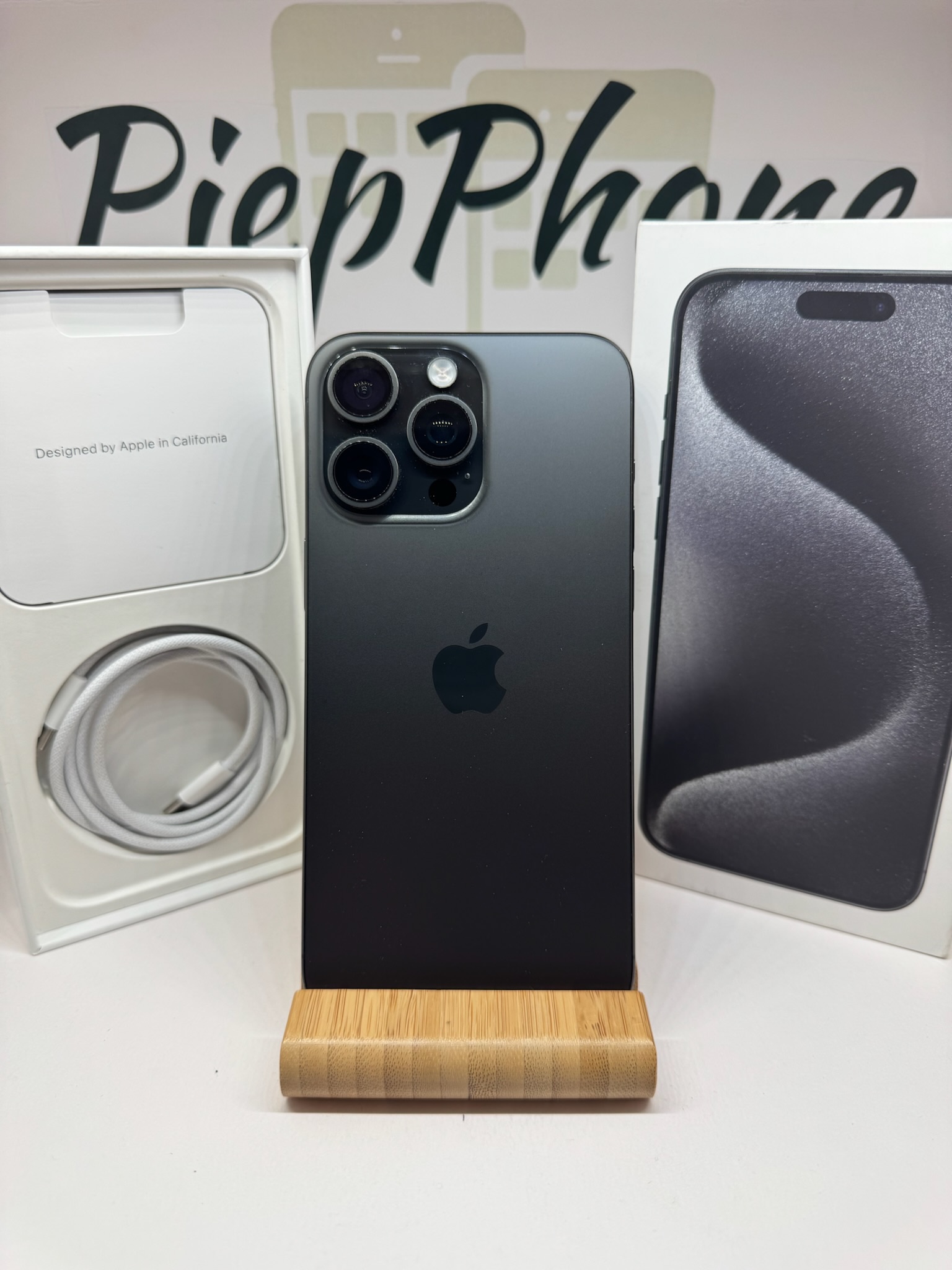 Apple IPhone 15 Pro Max mit 512GB titan black 1A ZUSTAND Akku 100% – Bild 6