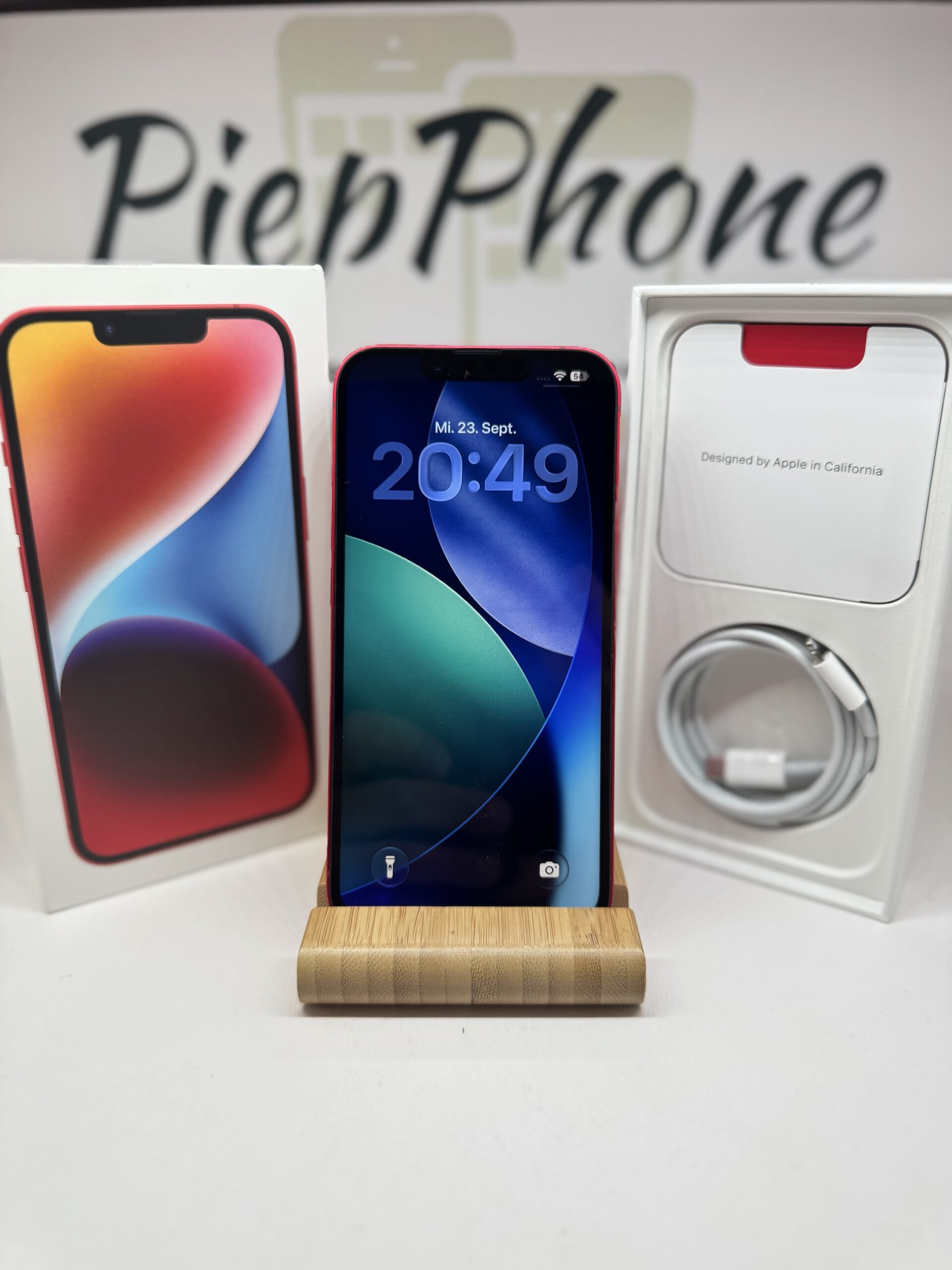 Apple iPhone 14 mit 128 GB red Edition Akku NEU 100%