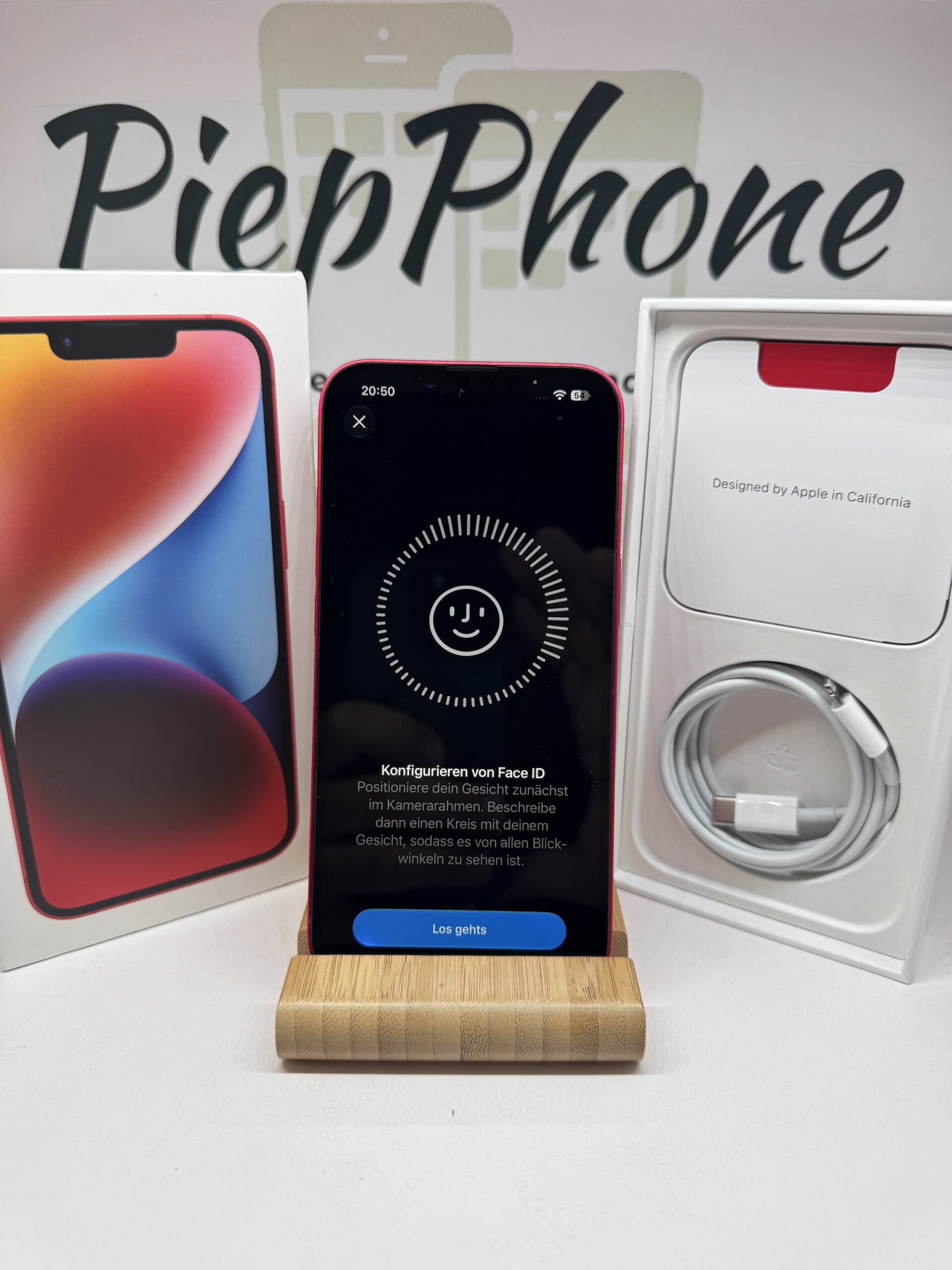 Apple iPhone 14 mit 128 GB red Edition Akku NEU 100% – Bild 4