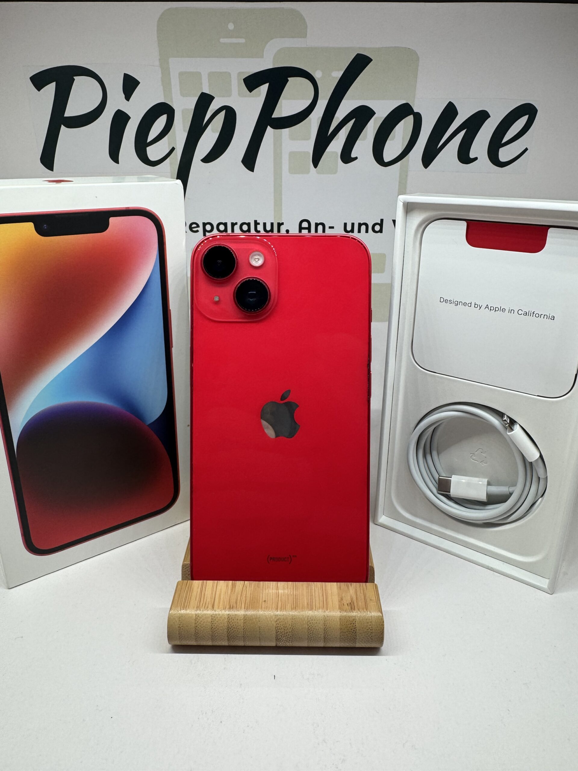 Apple iPhone 14 mit 128 GB red Edition Akku NEU 100% – Bild 6