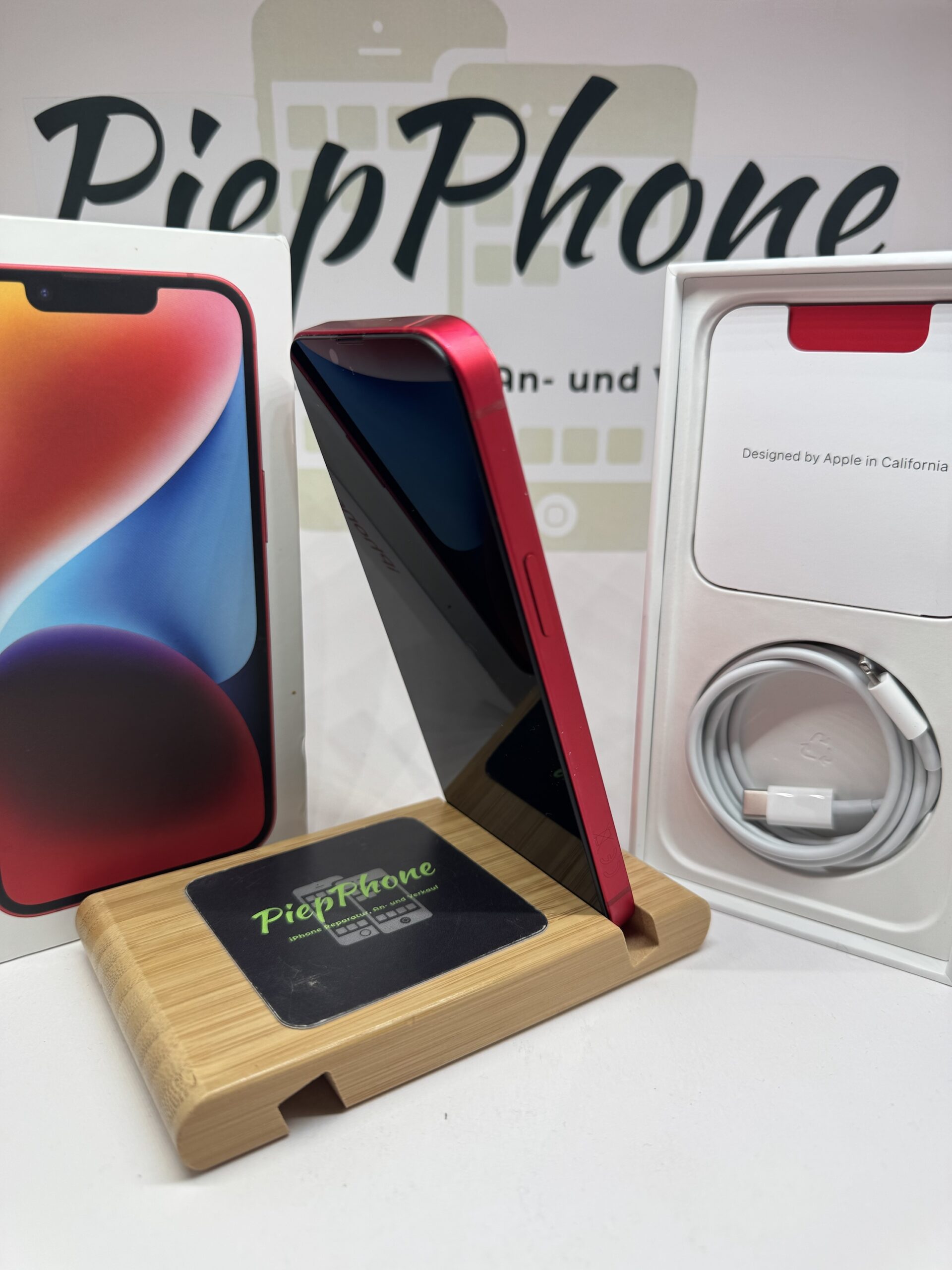 Apple iPhone 14 mit 128 GB red Edition Akku NEU 100% – Bild 10