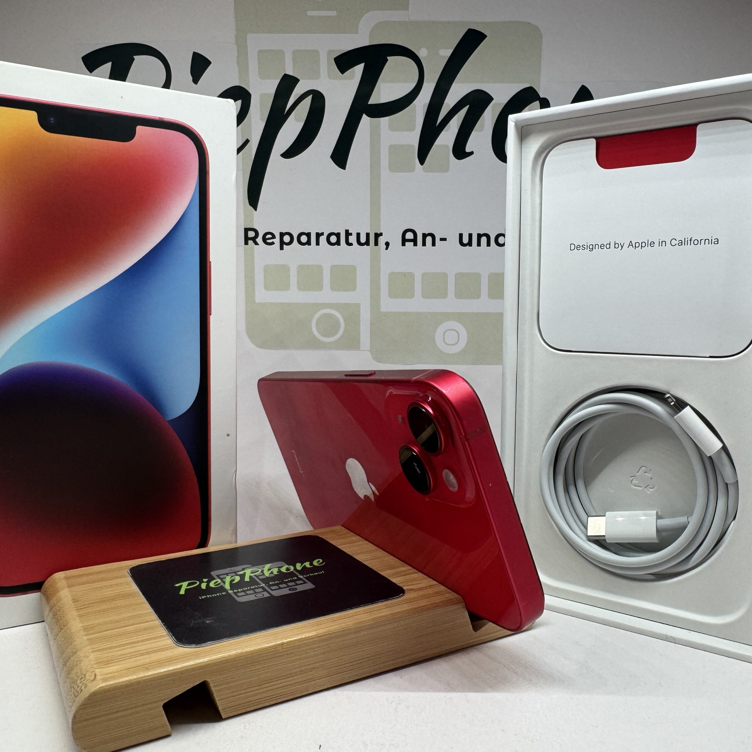 Apple iPhone 14 mit 128 GB red Edition Akku NEU 100% – Bild 7